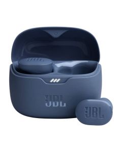 JBL Tune Buds, Audífonos Inalámbricos ANC Bluetooth, Drivers de 10mm, Reproducción 48 Horas, Resistentes al Agua y al Polvo IP54 - Azul