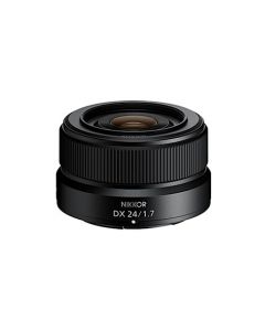 Nikon NIKKOR Z DX 24mm f/1.7 | Lente Prima Gran Angular de Apertura Extragrande para cámaras sin Espejo tamaño APS-C/Formato DX Serie Z USA Modelo, Negro