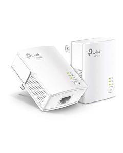 TP-Link TP-PA7017 - Powerline Starter Kit AV1000 Puerto Gigabit, Plug & Play, Ethernet sobre alimentación, tamaño nano con cable, red doméstica expandida con conexiones estables, ideal para Smart TV