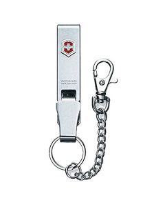 Victorinox Llavero Multiclip con Cadena, Color Plata