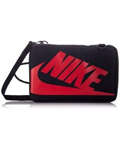 Nike DA7337-010 Mochila deportiva BLACK/BLACK/UNIVERSITY RED 1SIZE, Black/Black/University Red, Taglia Unica, Deportes