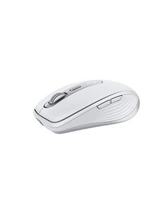 Logitech MX Anywhere 3 - Ratón compacto de rendimiento para Mac, inalámbrico, cómodo, ultrarrápido, desplazamiento en cualquier superficie, 4000 DPI, botones personalizables, USB-C, Bluetooth, Apple Mac, iPad, color gris pálido (Reacondicionado)