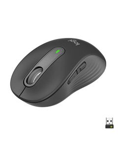 Logitech Signature M650 Mouse inalámbrico - para Manos pequeñas y Medianas, 2 años de batería, Clicks silenciosos, Botones Personalizables, Bluetooth, PC/Mac/multidispositivo/Chromebook - Grafito