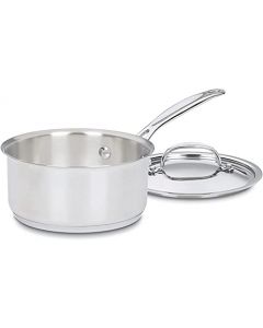 Cuisinart - Cazo Chef's Classic de acero inoxidable 719-16 con tapa, de 1-1/2 cuartos de galón