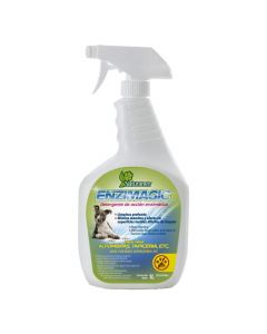 Fancy Pets Naturance Enzimagic Limpiador Eliminador de Manchas y Olores de Perros y/o Gatos en Alfombras, Tapicería y Otras Telas con 1 Litro