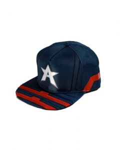 Marvel Concept One Gorra para Hombre y Mujer Ajustable Original con Diseño Agent Logo Color Azul