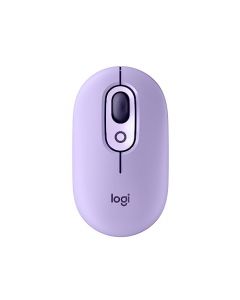 Logitech Pop Mouse Inalámbrico, Emojis Personalizables, Tecnología SilentTouch, Scroll Preciso/Veloz, Diseño Compacto, Bluetooth, USB, Multidispositivo, Compatible con OS - Cosmos