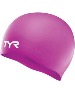 TYR LCS620ALL - Gorro de natación de Silicona sin Arrugas, Color Magenta