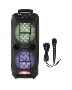 BAFLE 2x8" IRON TWS BLUETOOTH  SELECT SOUND 5,000w BT1708 - Negro