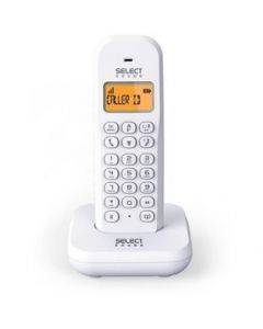 Teléfono Inalámbrico Selec Sound 8033 Pantalla Iluminada - Blanco