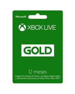 Acceso Xbox Live Gold Online De 12 Meses