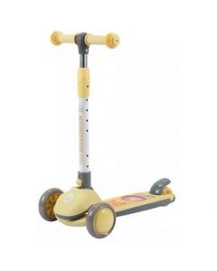 Scooter Patín Del Diablo Para Niños Aeiou M2 Ajustable Amarillo