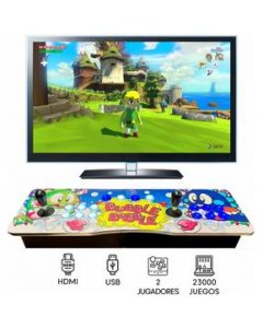 Consola Tablero arcade 9 cloud store + boton led + 25 mil juegos