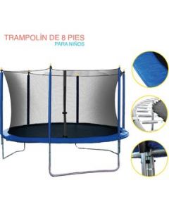 Trampolin Brincolin 8 Pies Red Seguridad Resortes G