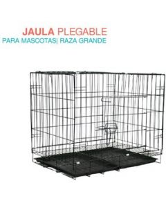 Jaula Metalica Portatil Mascotas Raza Grande 70x50x60 Plegable