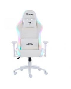 Silla Gamer Ocelot ORGB-WHITE THUNDRA hasta 150kg Blanco.