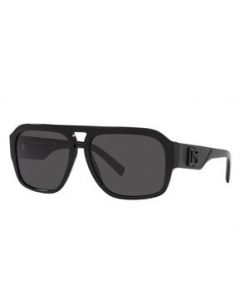 Lentes Dolce &amp; Gabbana DG4403 501/87 Aviator Full Black - MEDIANA