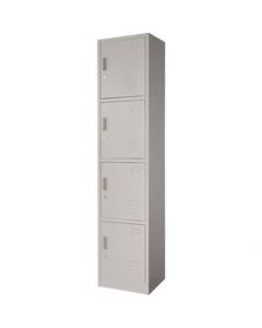 Locker Casillero Metalico Organizador 4 Puertas Oficina Chapa 180 cm