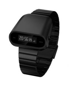 Reloj Digital Nu Nordic Watch-E Multifunciones Acero Inoxidable Negro