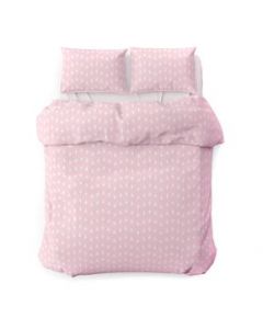 Juego Fundas de Duvet Koala- Microfibra suave Individual -Gota Rosa