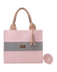 Bolsa Para Mujer Fana Malva Color Rosa Hermosa