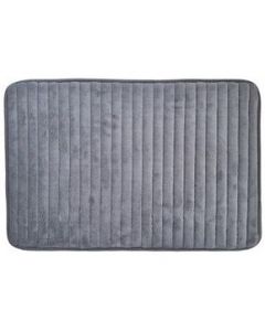 Tapete Para Baño Foam De 40 X 60 Cm  Tkr Home Tbche040-100/003 -Gris - &hellip;