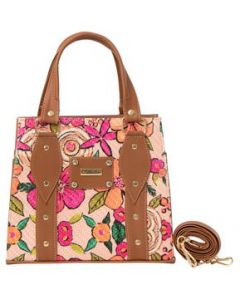 Bolsa De Niña Fana Tiara Color Camel Hermosa