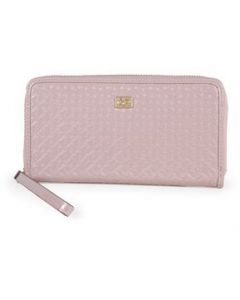 Cartera Cloe para Mujer Grande Cierre Sencillo Charol con Maneral Rosa