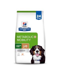 Hill 's Prescription Diet Metabolismo + Movilidad canino de Pollo–24lbs