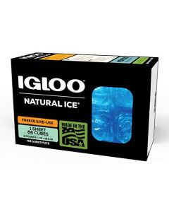 Igloo Maxcold Natural Ice Sheet 88 Cube, 15 x 18.5 Inches, Blue