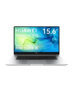 HUAWEI MateBook D 15 2023 – Laptop de 15.6” FHD, Procesador 11.5th Intel Core i5, 8GB RAM + 512GB SSD, Windows 11, con Fast Charging de 65 W, Botón de Huella Digital, Plata, Teclado en español