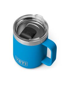 YETI Rambler - Taza apilable de 10 onzas, aislada al aspiradora, acero inoxidable con tapa MagSlider, color azul