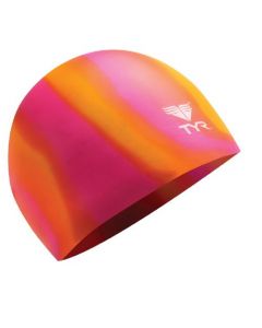 TYR Gorro de natación de Silicona Multicolor para Adultos