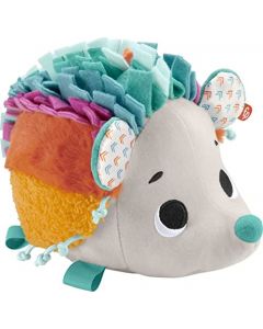 Fisher-Price Juguete de Peluche recién Nacido con Sonidos y Detalles sensoriales para bebés, Erizo Cuddle n' Snuggle