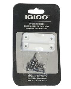 Igloo 24012 - Bisagras de plástico para cofres de Hielo (1 par), Color Blanco, tamaño estándar, contienen inhibidores UV