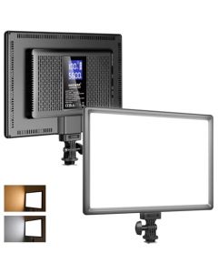 NEEWER 192 LED Luz de Video 20W DSLR Cámara Bicolor Ultra Delgada Regulable Panel de Iluminación para Fotografía Live Streaming Videoconferencia