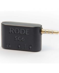 Rode SC6 adaptador de cable 3.5mm 3x 3.5mm Negro - Adaptador para cable (3.5mm, 3x 3.5mm, Male connector / Female connector, Negro)