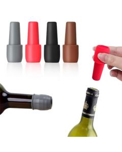 Tapón reutilizable para botellas de vino espumoso, Tapón Reutilizable para Botellas de Vino Espumoso, Sellador de Vino para Botellas de Vino, Tapón de Silicona para Vino (4PCS)