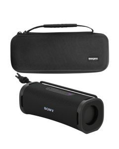 Sony SRSULT10B ULT FIELD Series Altavoz (negro) paquete con carcasa rígida de viaje y funda protectora para altavoces Bluetooth (2 artículos)