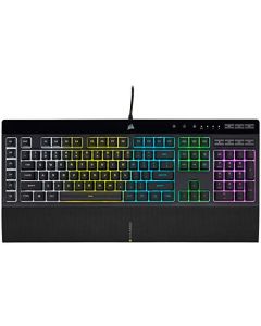 Corsair Gaming K55 RGB Keyboard, 5 Zone RGB backlightning (Reacondicionado)