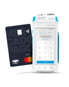 MERCADO PAGO POINT Smart, Terminal para Tarjetas con Internet Ilimitado e Impresión de Tickets, Incluye Tarjeta Debit Mastercard