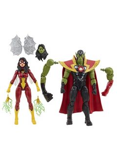 Marvel Hasbro Legends Series Skrull Queen y Super-Skrull