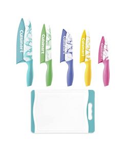 Cuisinart C55CB-11PM Advantage Cutlery Juego de 11 cuchillos de mármol para cortar y cuchillos, multicolor