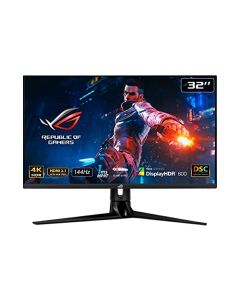 Asus Monitor Gamer ROG Swift PG32UQR, 32", HDMI 2.1, 4K UHD, IPS, 144Hz, 1 ms MPRT, Compatible con NVIDIA G-Sync, DSC, ELMB Sync, Overdrive Variable, DisplayHDR 600