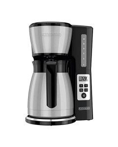 Cafetera Black + Decker Térmica Digital Programable con Jarra de Acero Inoxidable, 12 tazas, CM2046S-LA