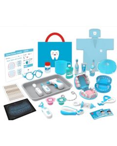 Lehoo Castle Juego de Doctor para Niños, 31Pcs Kit de Doctora Juguetes para Niño, Kit de Doctor para Niños, Set de Dentista Juguete para 3 4 5 Año Niños Niñas