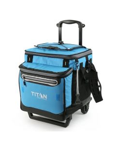 Arctic Zone Titan Deep Freeze 60 (50+10) Enfriador Plegable con Ruedas con Carrito Todo Terreno