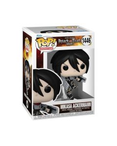 Funko Pop! Animation: Aot - Mikasa Ackerman - Attack On Titan - Figura de Vinilo Coleccionable - Idea de Regalo - Mercancia Oficial - Juguetes para Niños y Adultos - Anime Fans