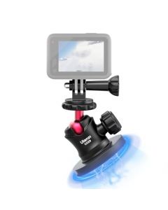 ULANZI Magnetic Camera Mount for cámara de acción, Strong Magnetic Mount with 360° Rotation Ball Head and Built-in 6 Magnets, Compatible with cámara de acción Hero 11/10/9/8/7/6, Insta360