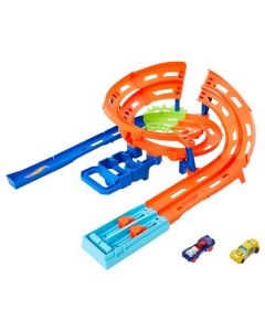 Hot Wheels Action Pista de Juguete Circuito Giro Veloz para niños de 4 años en adelante